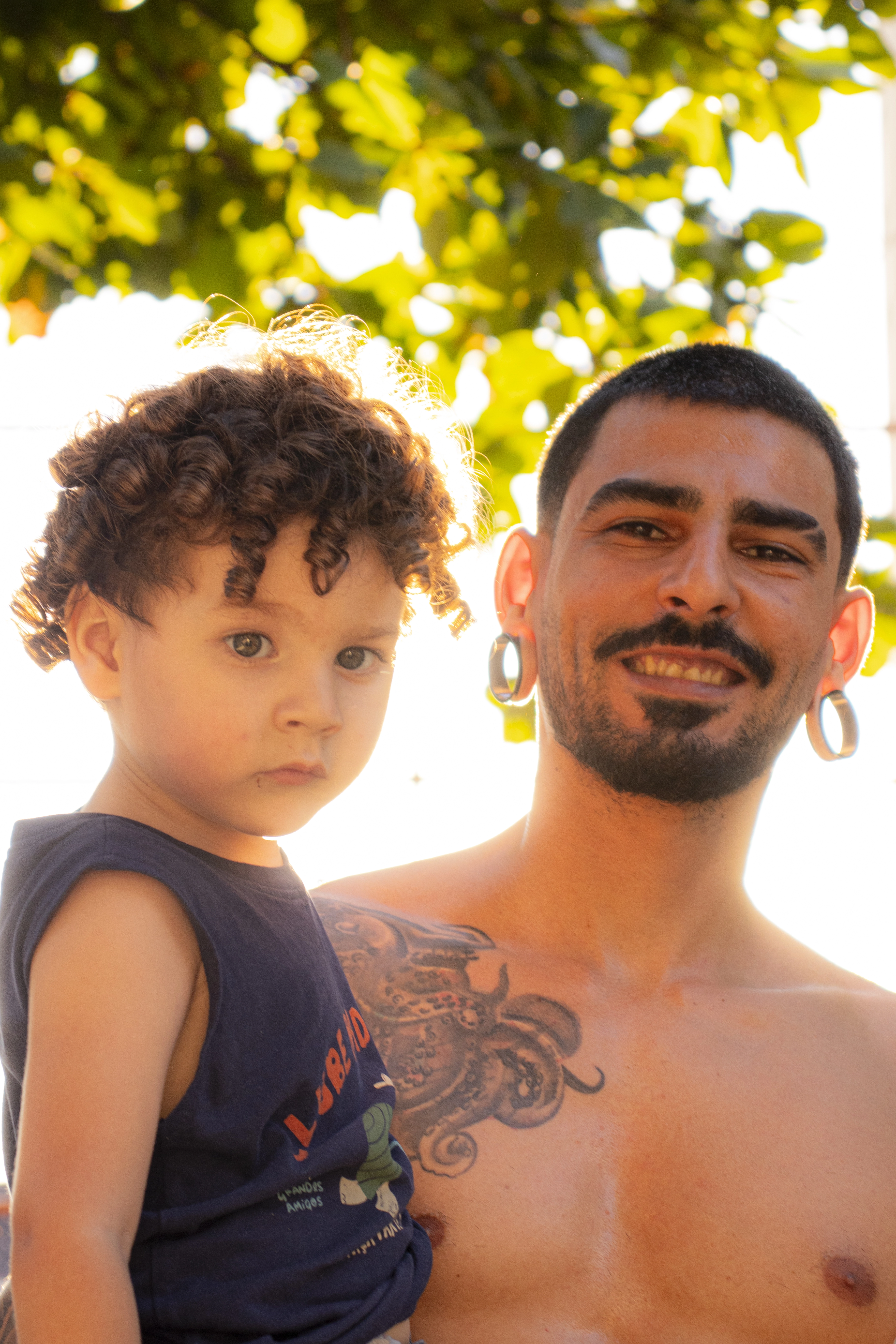 Foto do Lukinha e filho dele