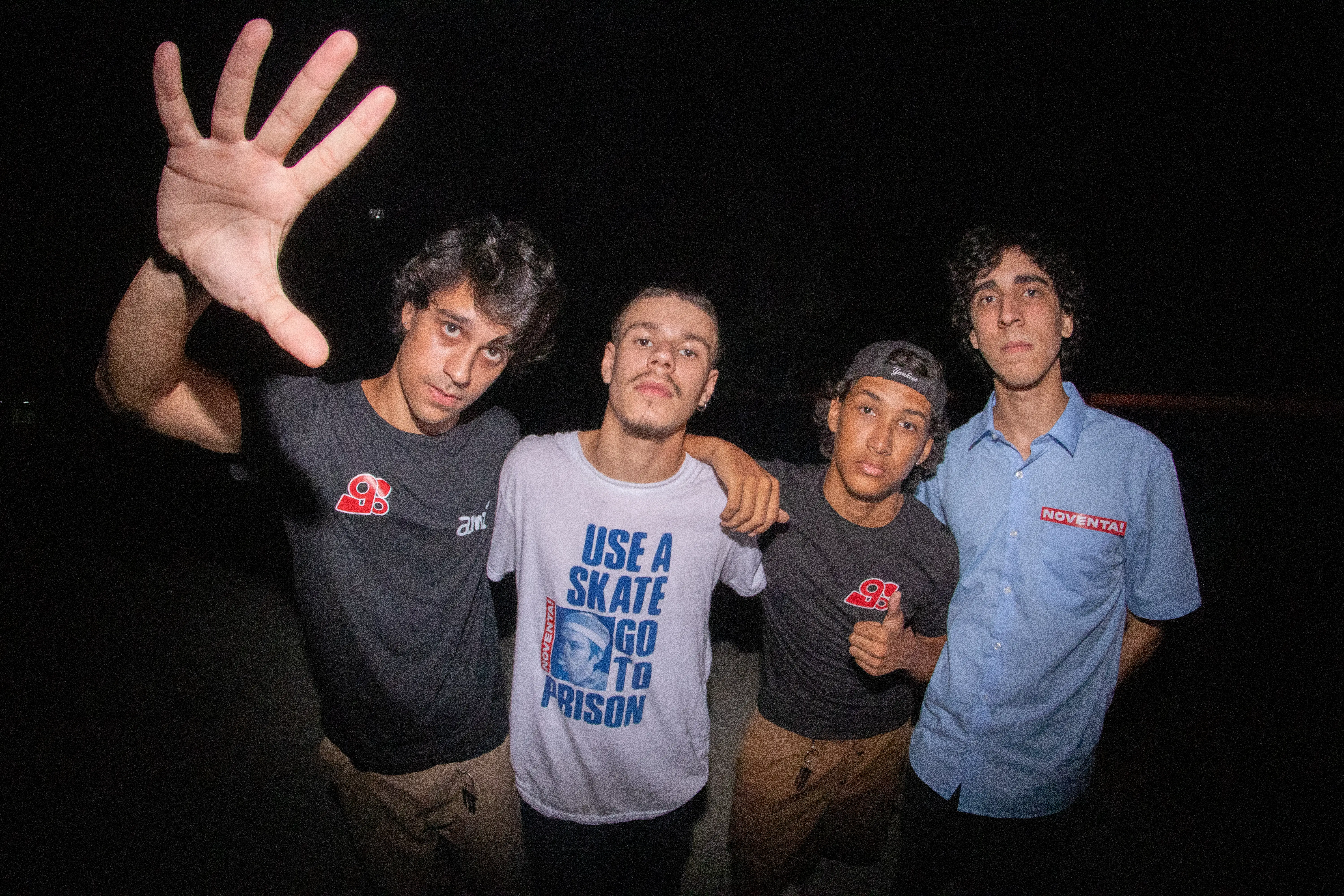 Foto Ramon, Thales, Miguel e Brivi